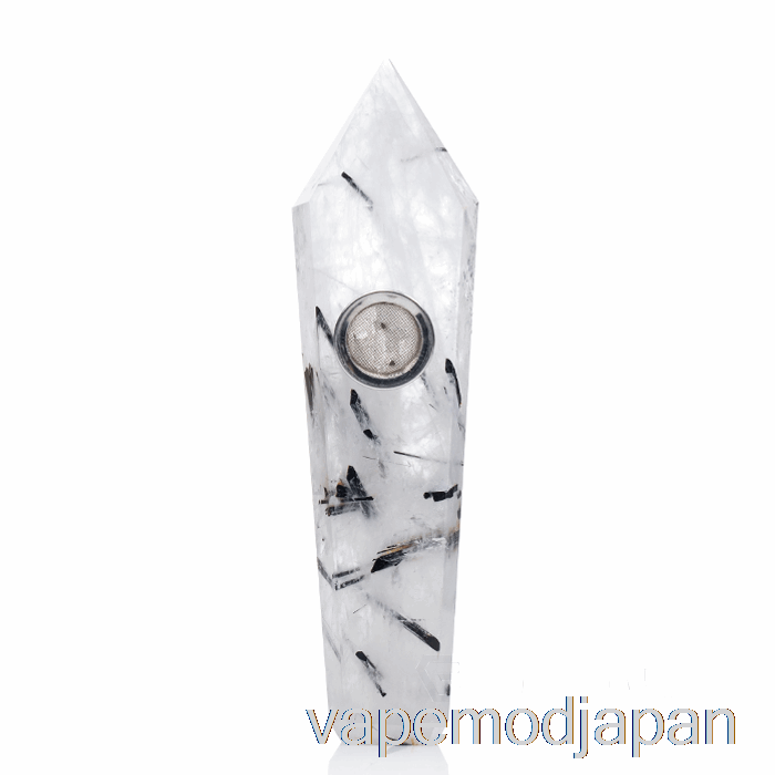 VAPE MOD アストラル プロジェクト ジェムストーン パイプ トルマリン入りクォーツ